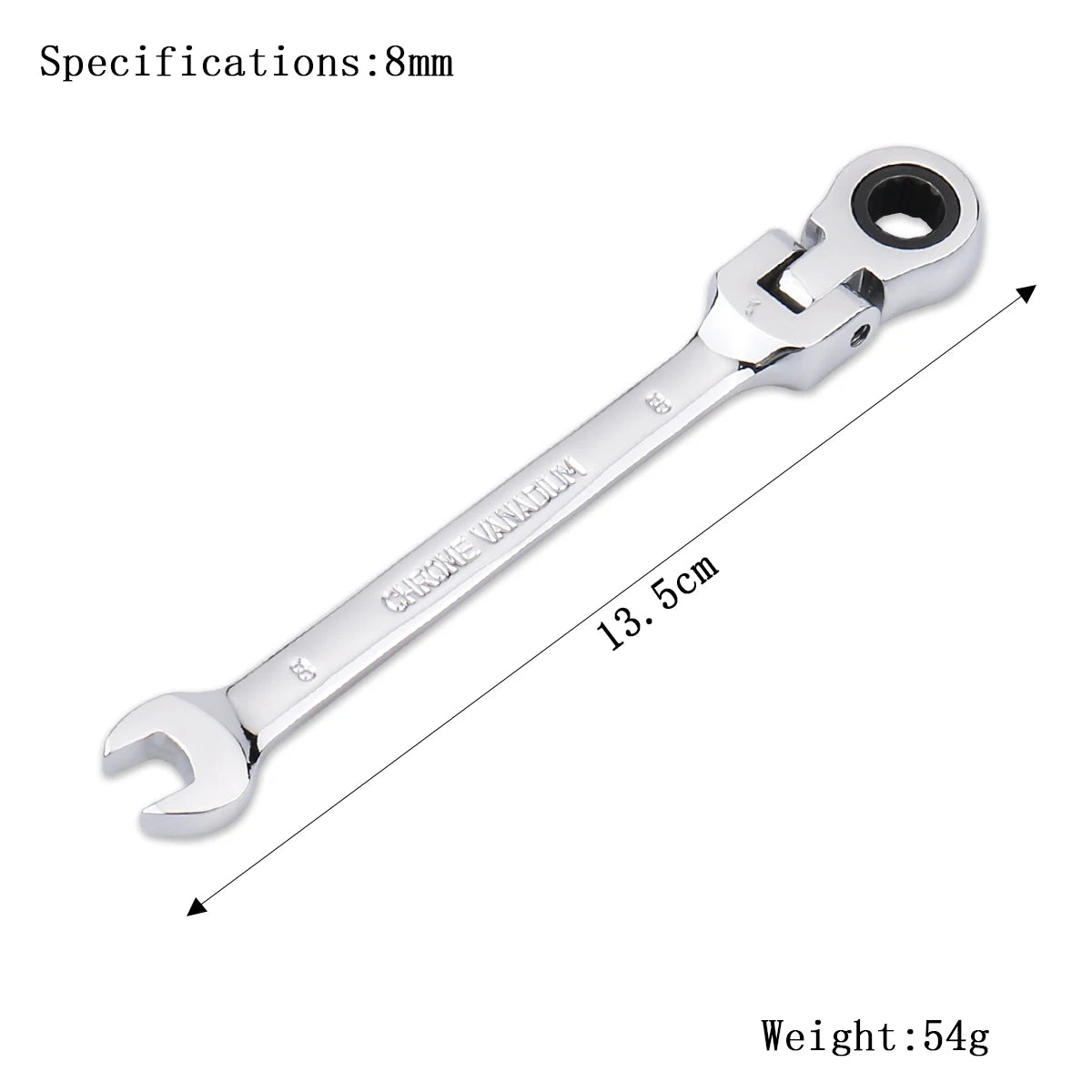 Ratchet Wrench of Keys Spanner Set Hand Tool 72-Tooth Ratchet