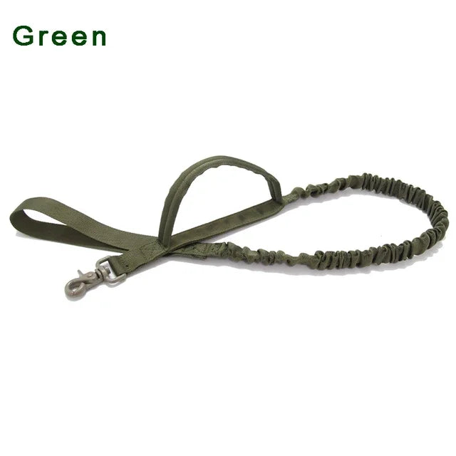 Tactical Dog Harness Leash Metal Buckle MOLLE Vest K9 Training