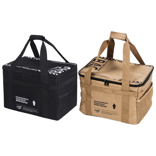 20 Liter Picnic Bag Cookware Storage Bag Portable Camping Storage Bag Large Capacity for Beach Picnic Road Trip Travel