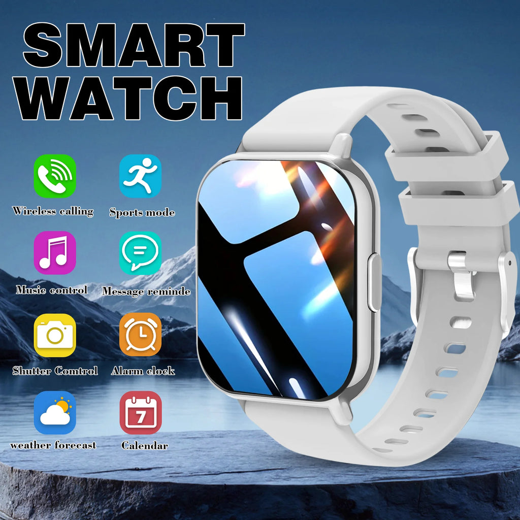 Smart Watch For Men Fitness Tracker With Call Messages Alarm Remote USB Powered