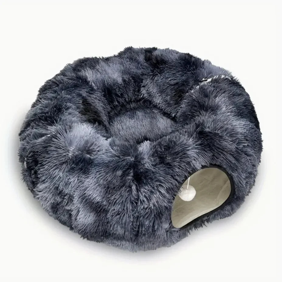 Kylinsure Plush Cat Tunnel Bed,Cat toy,Cat bed