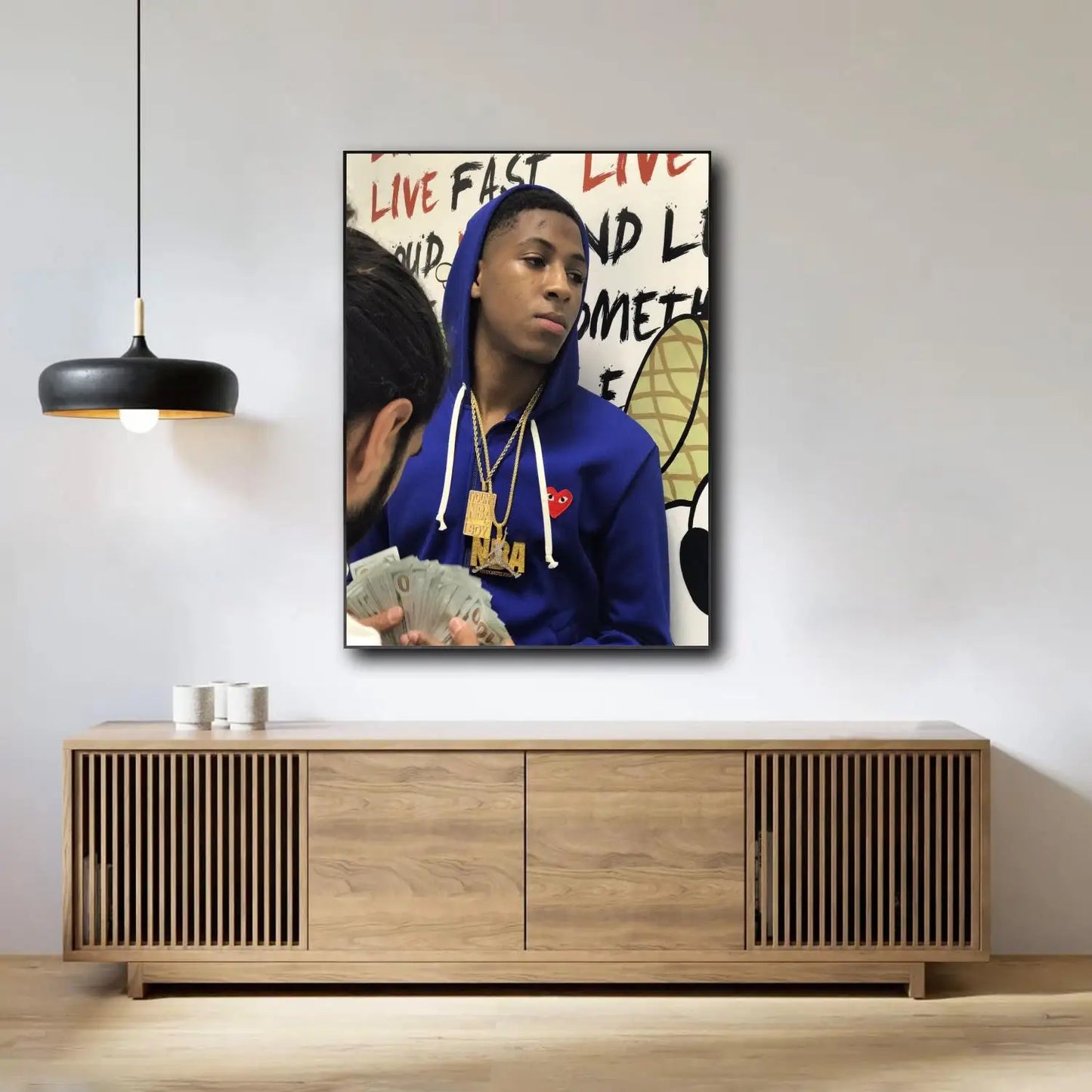 NBA YoungBoy Art Poster Canvas Print Modern Decor Gift