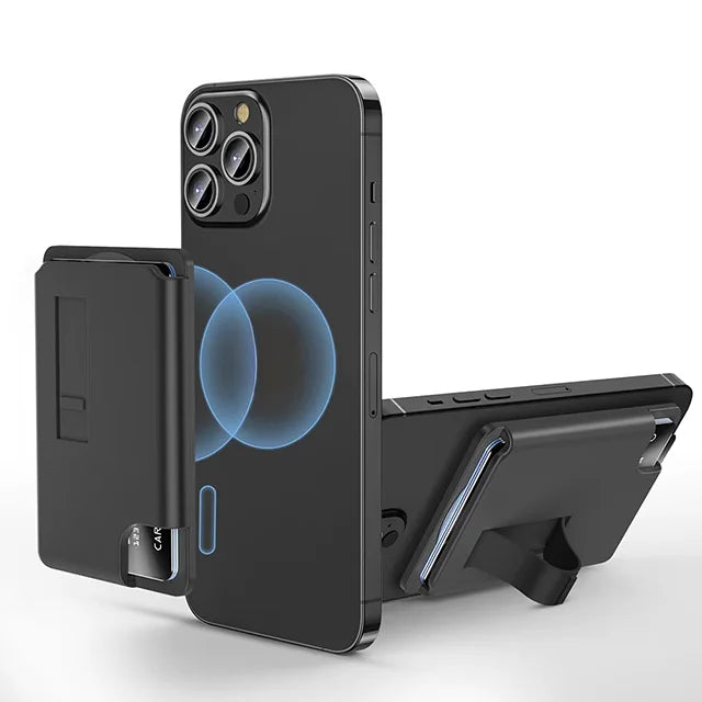 Grippopso Magnetic Wallet Universal Phone Card Holder Case