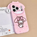 Kawaii Big Ear Melody 3D Cartoon Silicone Phone Case For iPhone 4S To 17 Pro Max