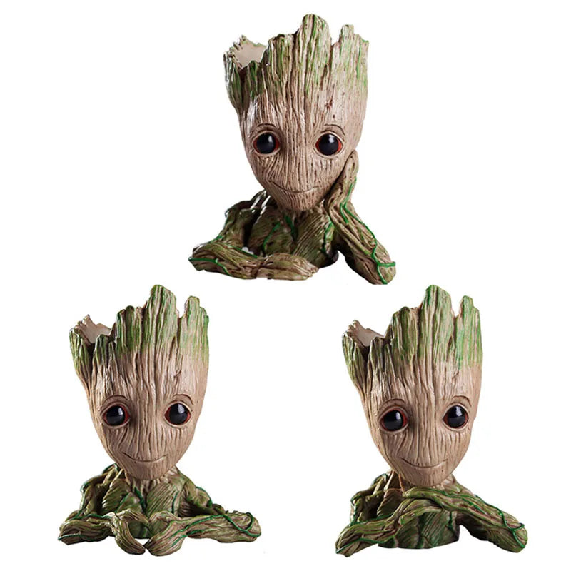 MINISO Groot Flower Pot Ornament Modern Art Vase For Living Room Decor