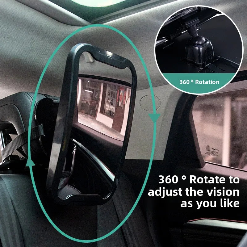 Baby Car Mirror Bind Adjustable Back Seat Rearview Mount