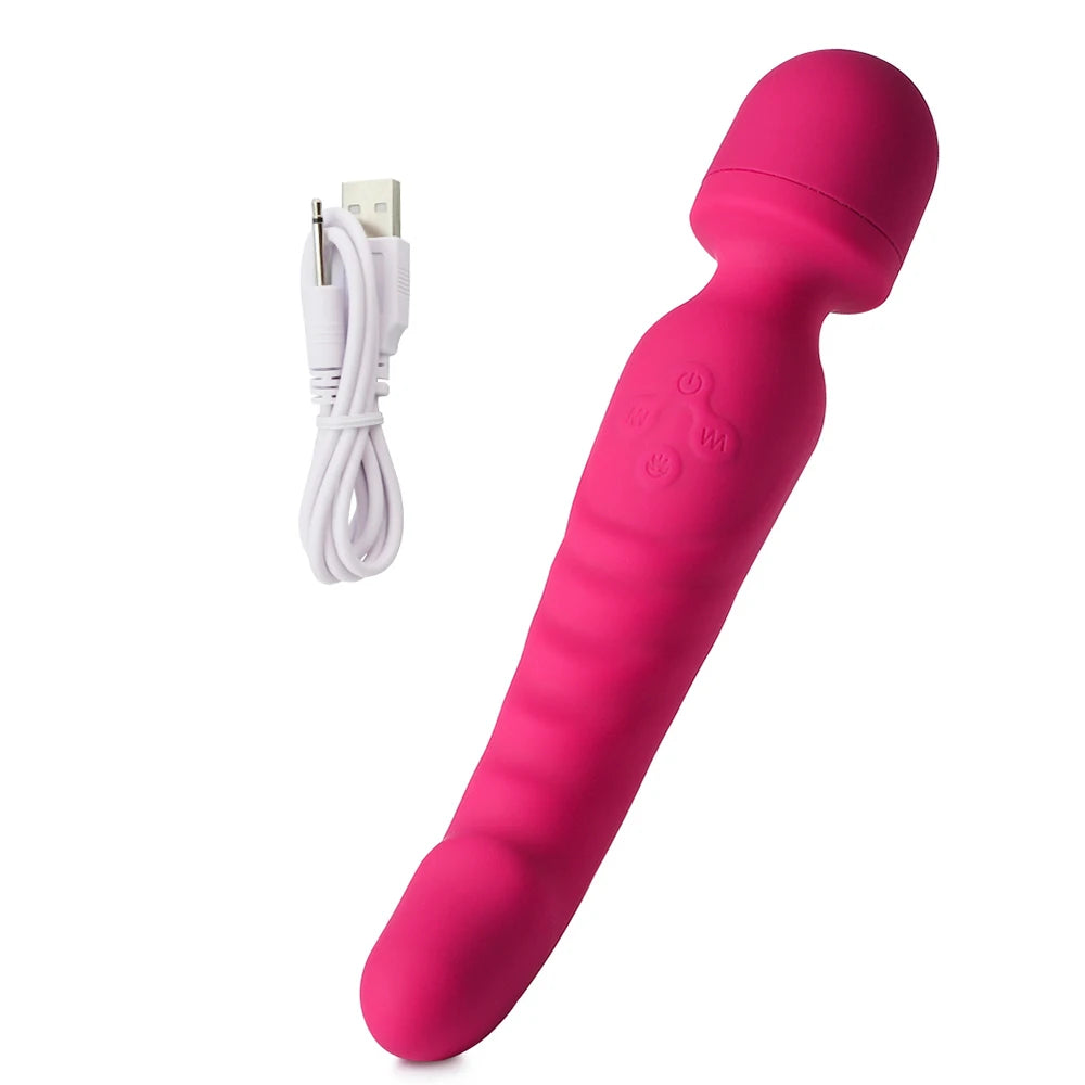 AV Magic Wand Vibrator for Women G Spot Massager Silicone