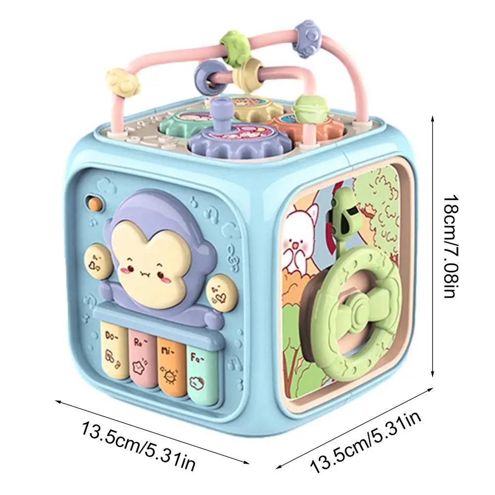 6 In 1 Toddler Educational Shape Sorter Musical Toy