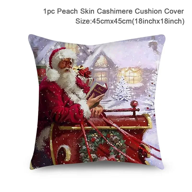 Christmas Cushion Cover For Home Decor 2025 2026 Pillowcase
