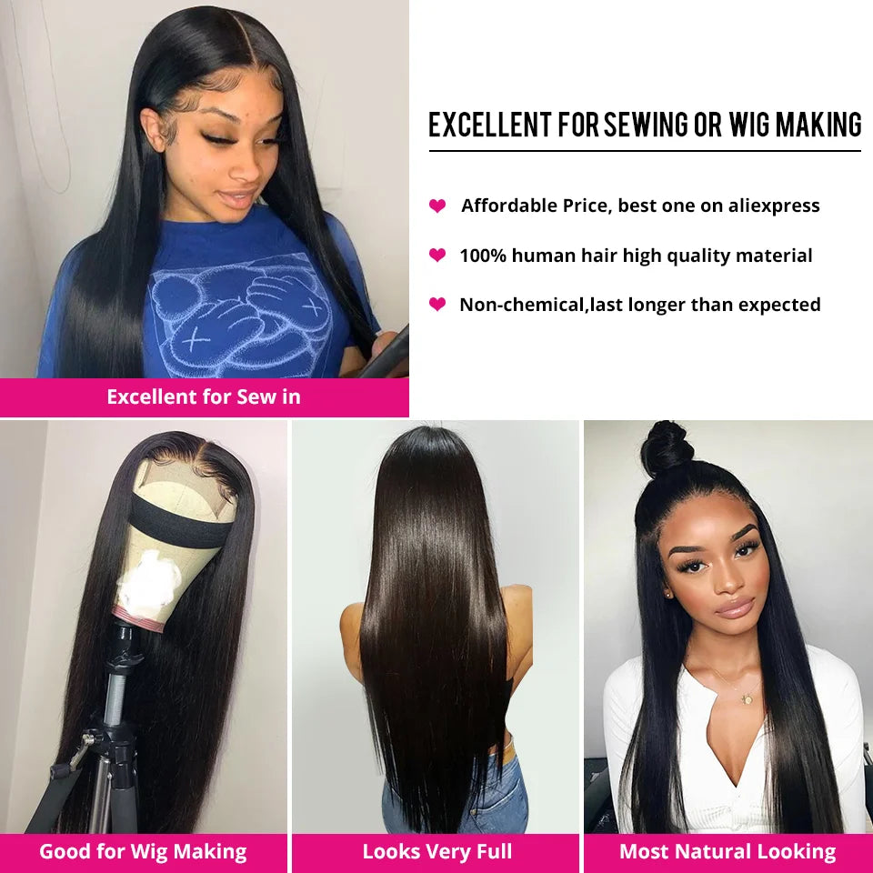Ali Pearl Peruvian 100 Percent Human Hair Straight Bundles 10 To 36 Inch Remy