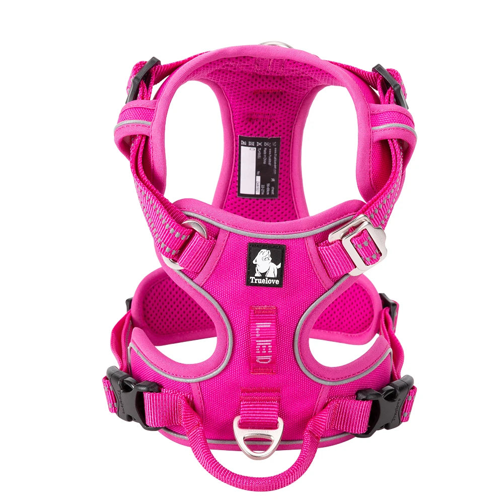 Winhyepet Training Dog Vest Reflective Nylon Harness for All Sizes