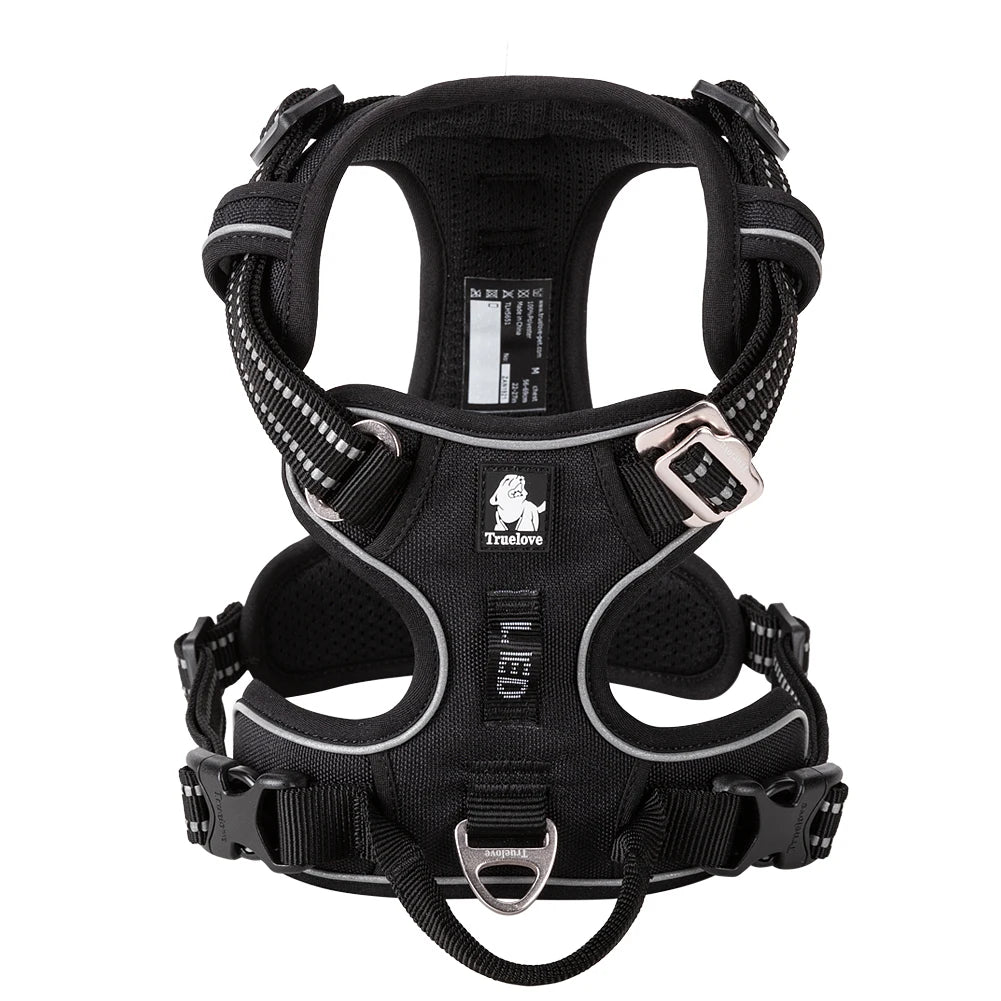 Winhyepet Training Dog Vest Reflective Nylon Harness for All Sizes