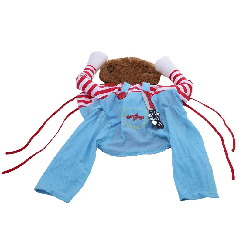 Funny Dog Horror Movie Sweatshirt Set Cosplay Chucky Outfit