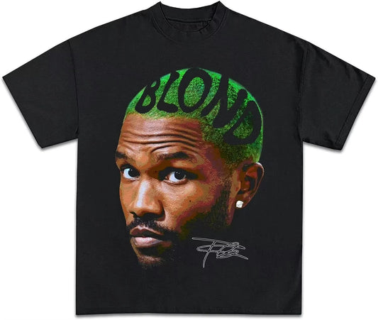 Frank Ocean Shirt Rap Tee Blonds Album Graphic Cotton Tee