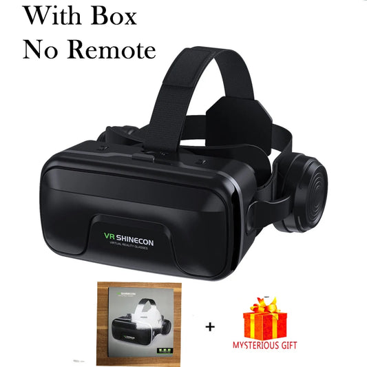VR Shinecon 10.0 Virtual Reality Glasses for Smartphones 3D Headset Goggles Gaming Binoculars