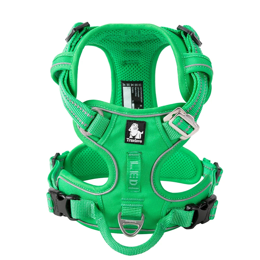 Winhyepet Training Dog Vest Reflective Nylon Harness for All Sizes