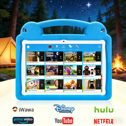 Anry R16Pro Kids Tablet 10 Inch Android 15 64GB ROM 8GB RAM Dual Camera