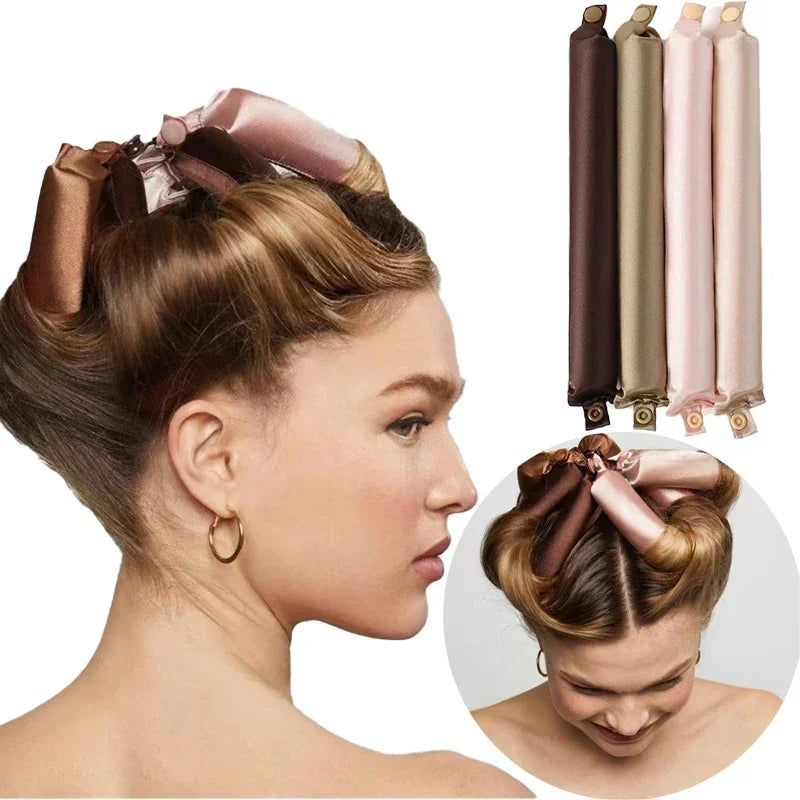 Heatless Hair Curler Headband No Heat Satin Sleep Curlers