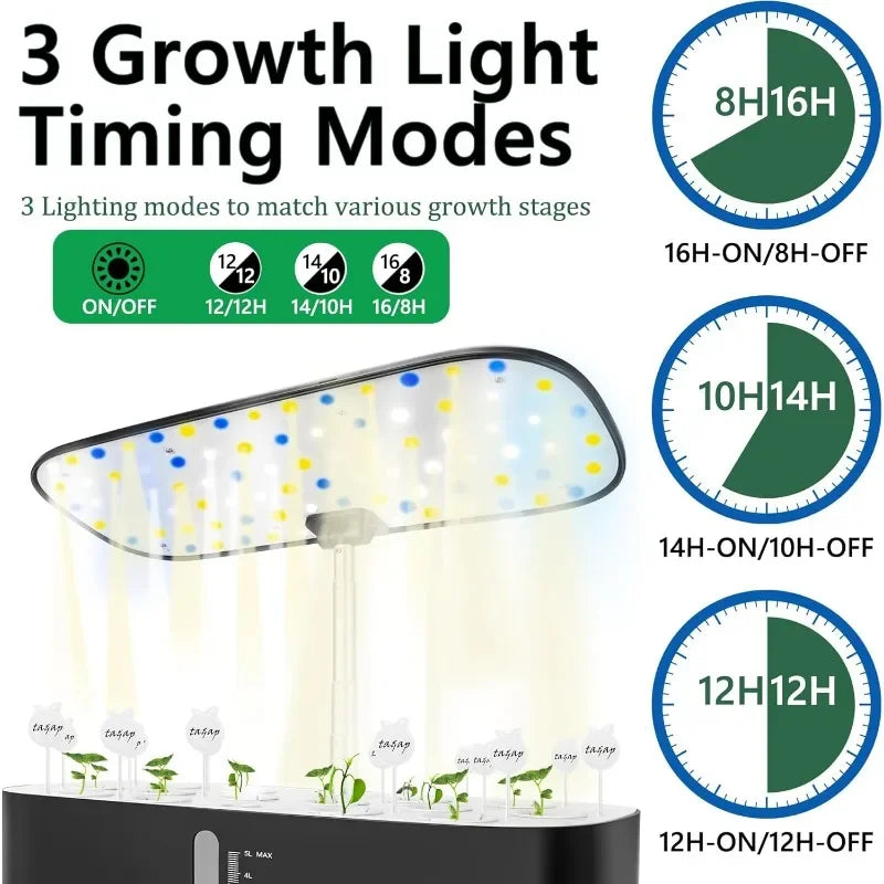 Large Hydroponics Growing System 14 Pods Indoor Herb Garden