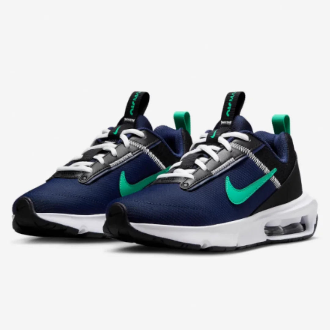 Nike Air Max Women Running Shoes Dark Blue Outdoor Retro Style Cushioning