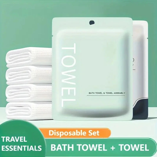 Hypoallergenic Disposable Towel Set for Gym Travel Outdoor