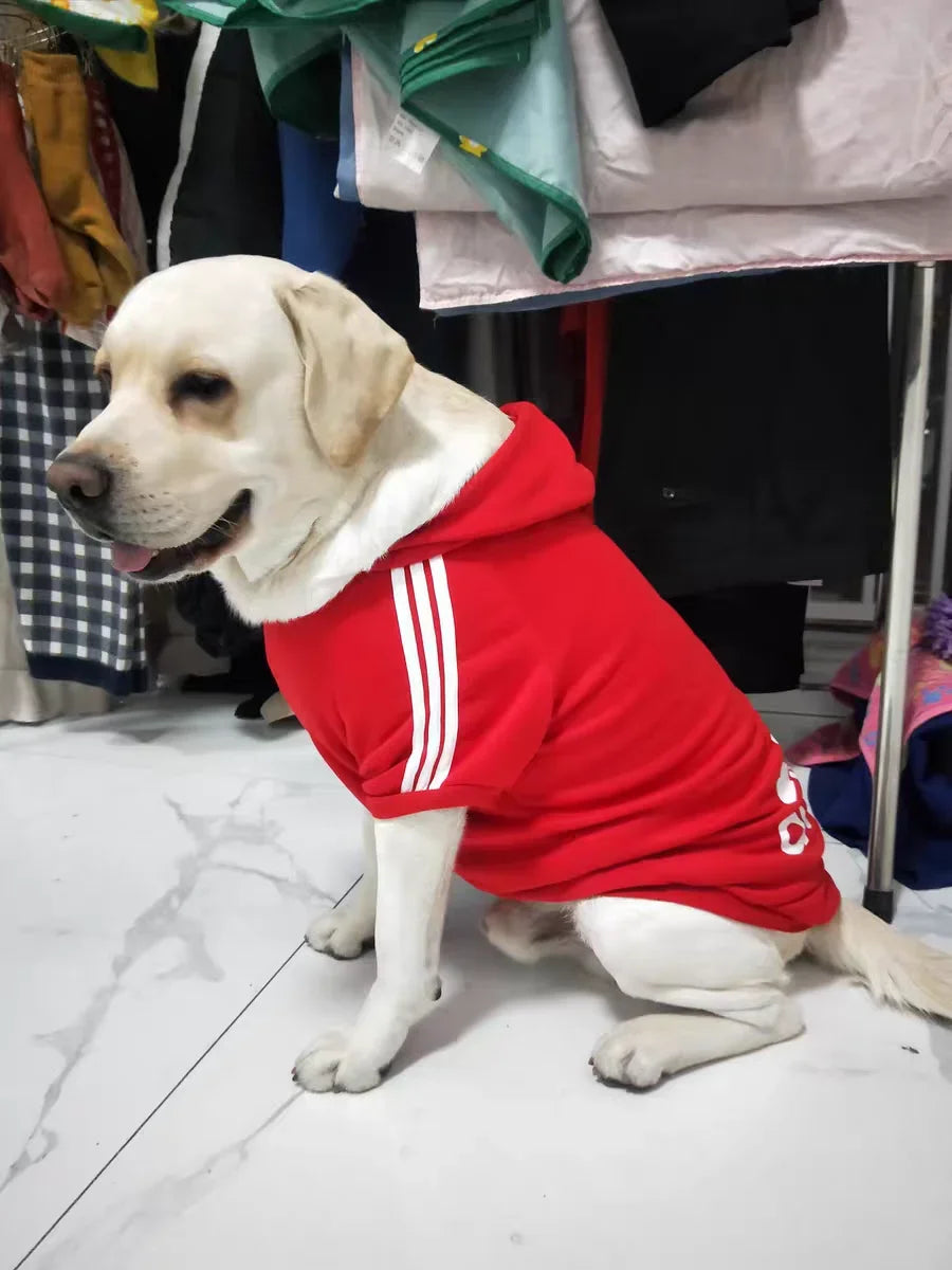 XS-9XL Adidog Pet Dog Clothes Cotton Hooded Jacket
