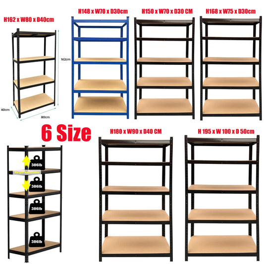 DayPlus Shelf 5 Tier Garage Shelving Heavy Duty Adjustable Storage