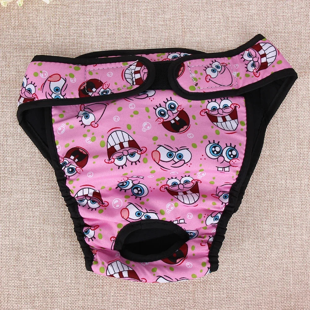 Large Dog Diaper Sanitary Pants Washable Female Dog Underwear