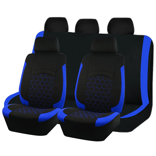 Universal Car Seat Cover Football Pattern Car Accessories Interior Airbag Compatible for Most Car SUV Truck Van