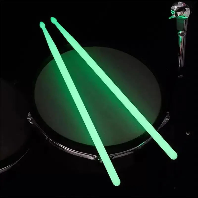 5A Luminous Drum Stick Nylon Fluorescent Drumsticks Glow in The Dark
