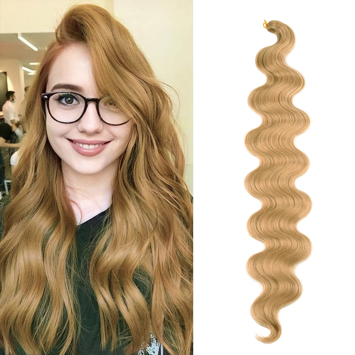 28 Inch Long Deep Wave Crochet Hair Effortless Ocean Wave Glam