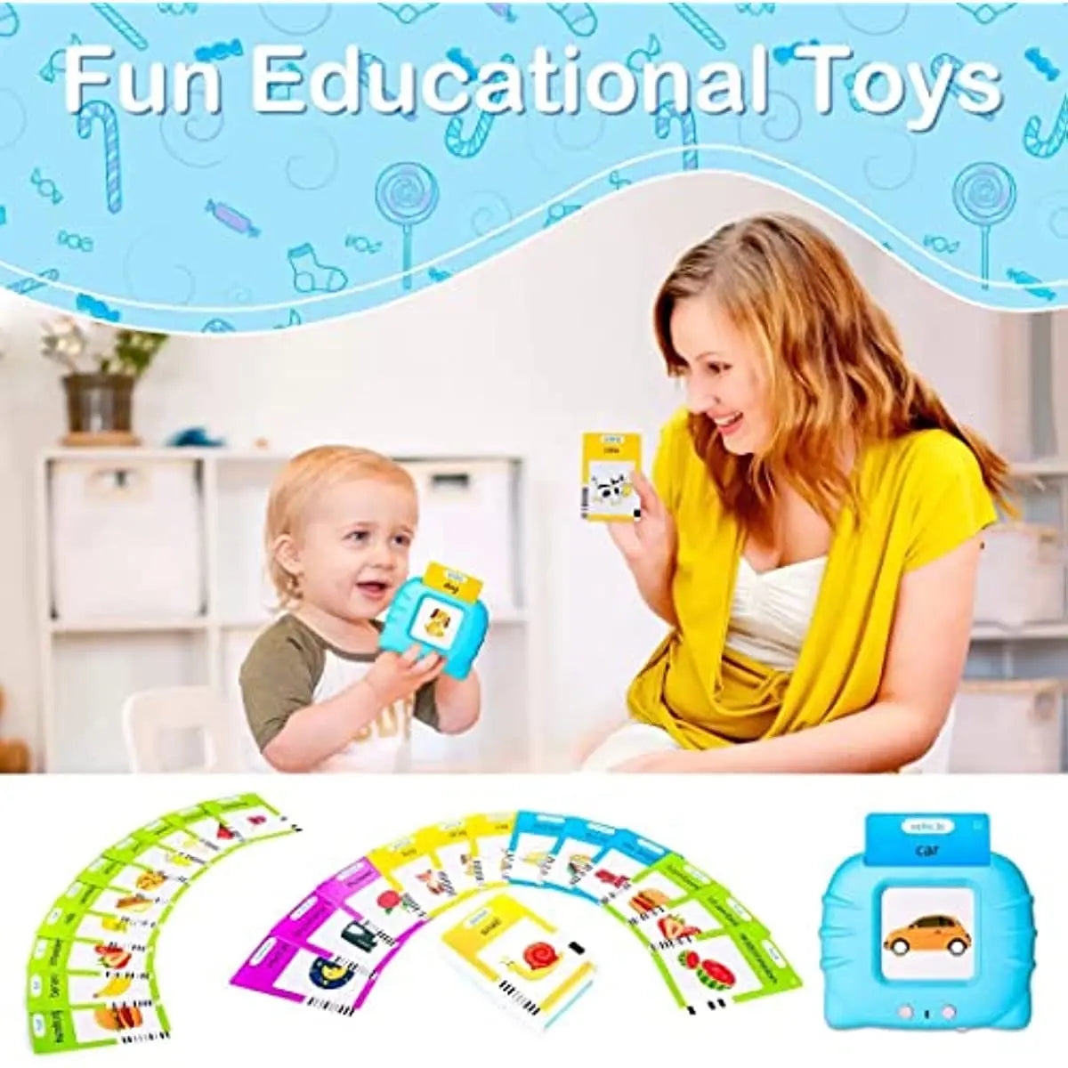 Talking Flash Cards Early Educational Toys for Kids
