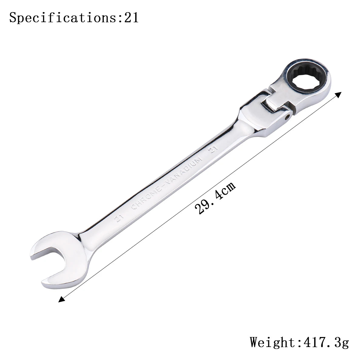 Ratchet Wrench of Keys Spanner Set Hand Tool 72-Tooth Ratchet