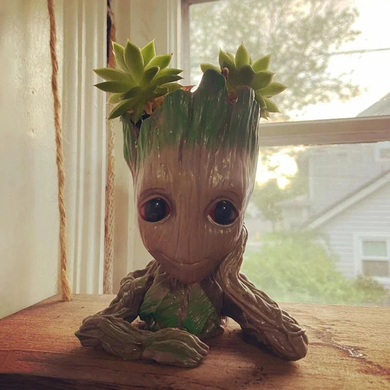 MINISO Groot Flower Pot Ornament Modern Art Vase For Living Room Decor