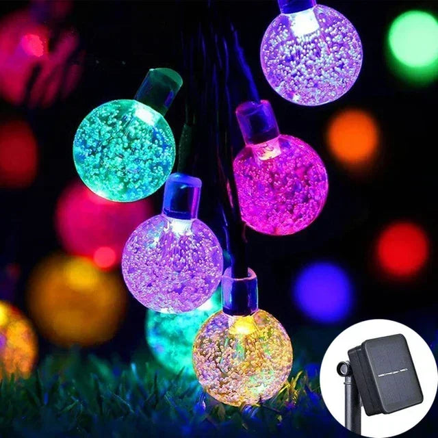 20 to 100 LED Solar Light Outdoor IP65 Waterproof String Fairy Lamps for Garden Garlands Christmas Decoration 5M and 12M