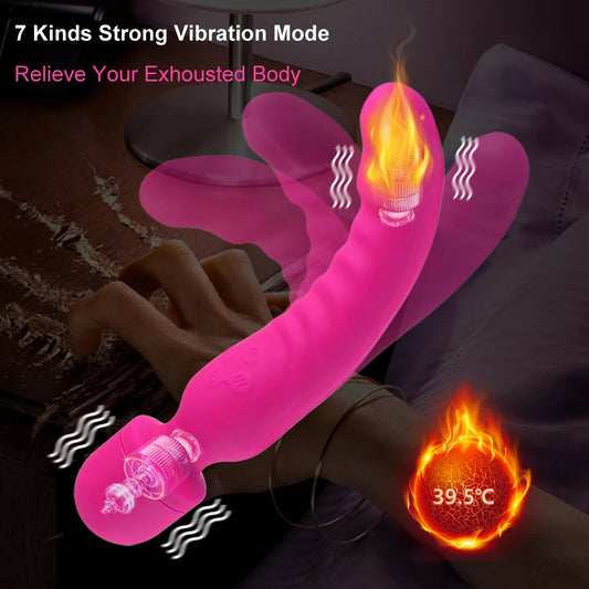 AV Magic Wand Vibrator for Women G Spot Massager Silicone