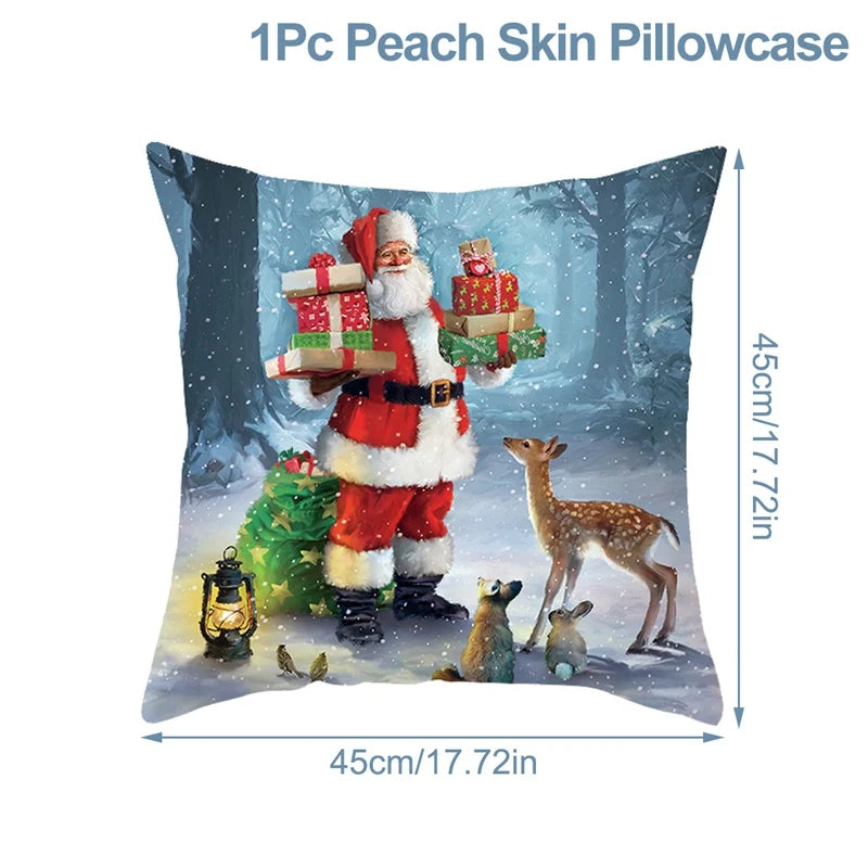 Christmas Cushion Cover For Home Decor 2025 2026 Pillowcase