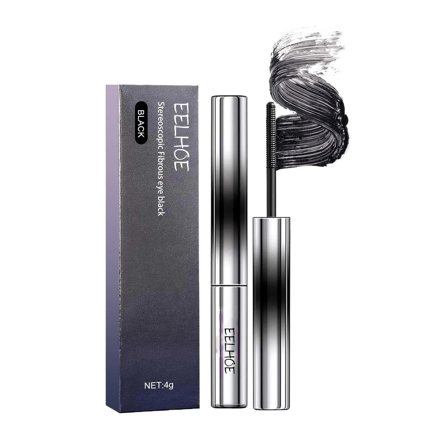 Ultra-fine Waterproof Mascara Lengthening Black 3D Lash