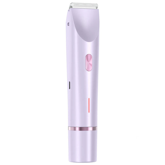 Electric Shaver for Women Waterproof Wet and Dry Hair Razor 2 in 1 Double Head Dual Bikini Hair Trimmer Detachable Head Shaver