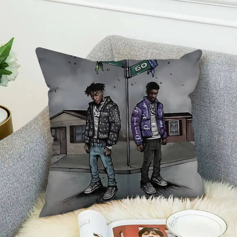 Youngboy Pillow Case Plush Cushion Cover Decorative Home
