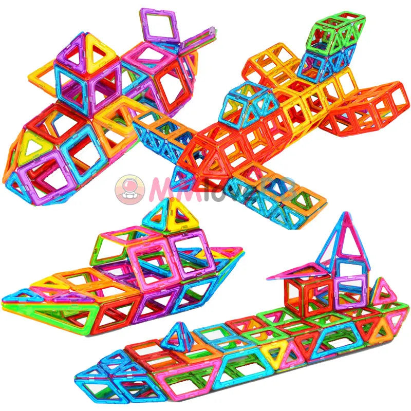 Magnets Toys for Kids Big Size Plus Magnetic Blocks Set