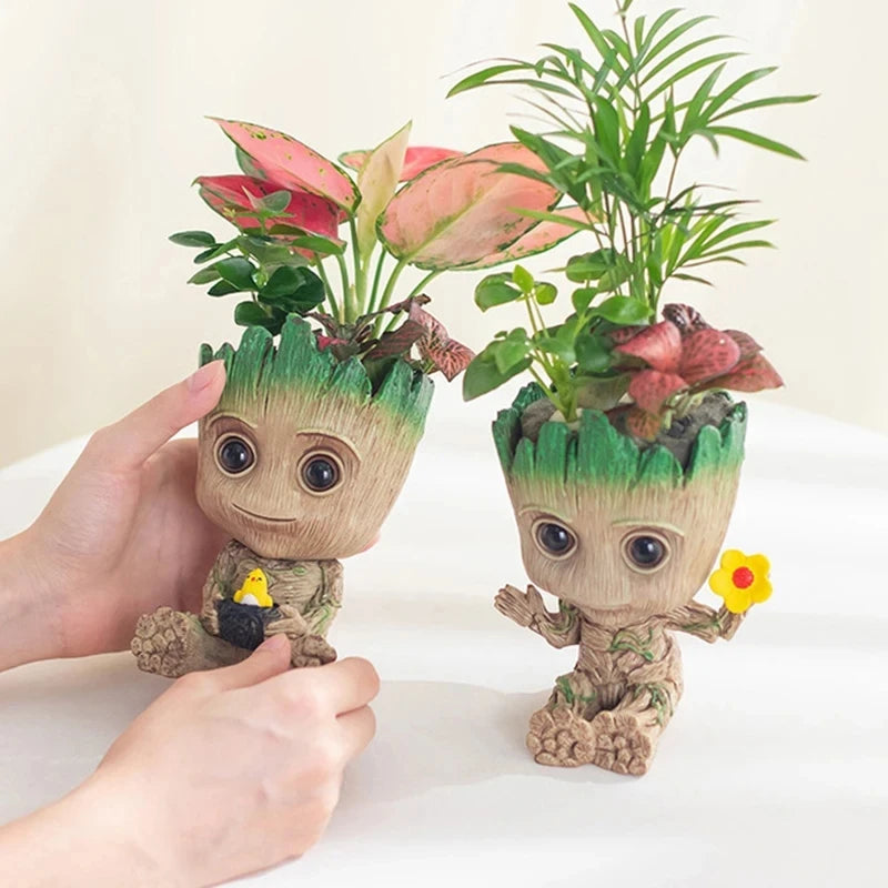 MINISO Groot Flower Pot Ornament Modern Art Vase For Living Room Decor