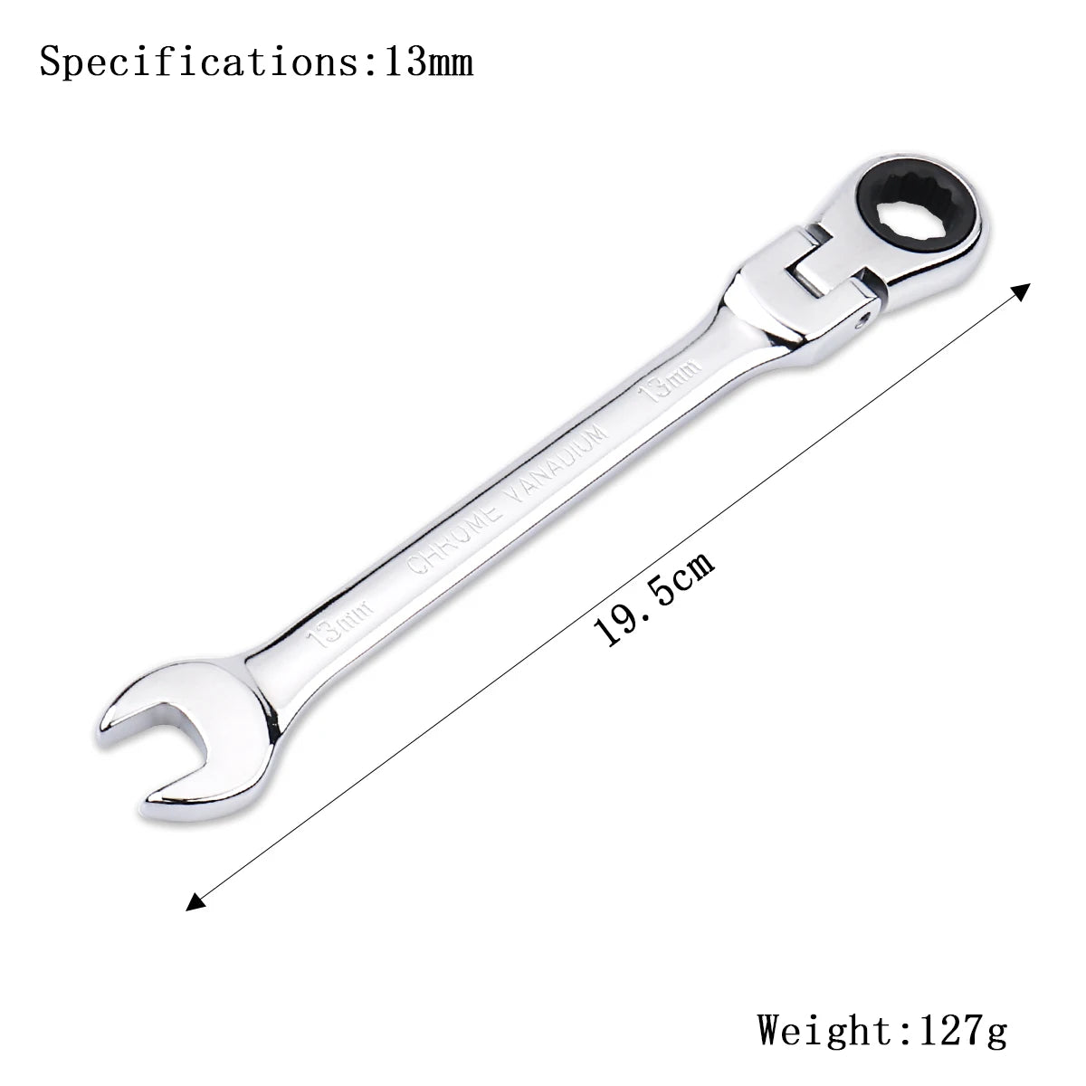 Ratchet Wrench of Keys Spanner Set Hand Tool 72-Tooth Ratchet