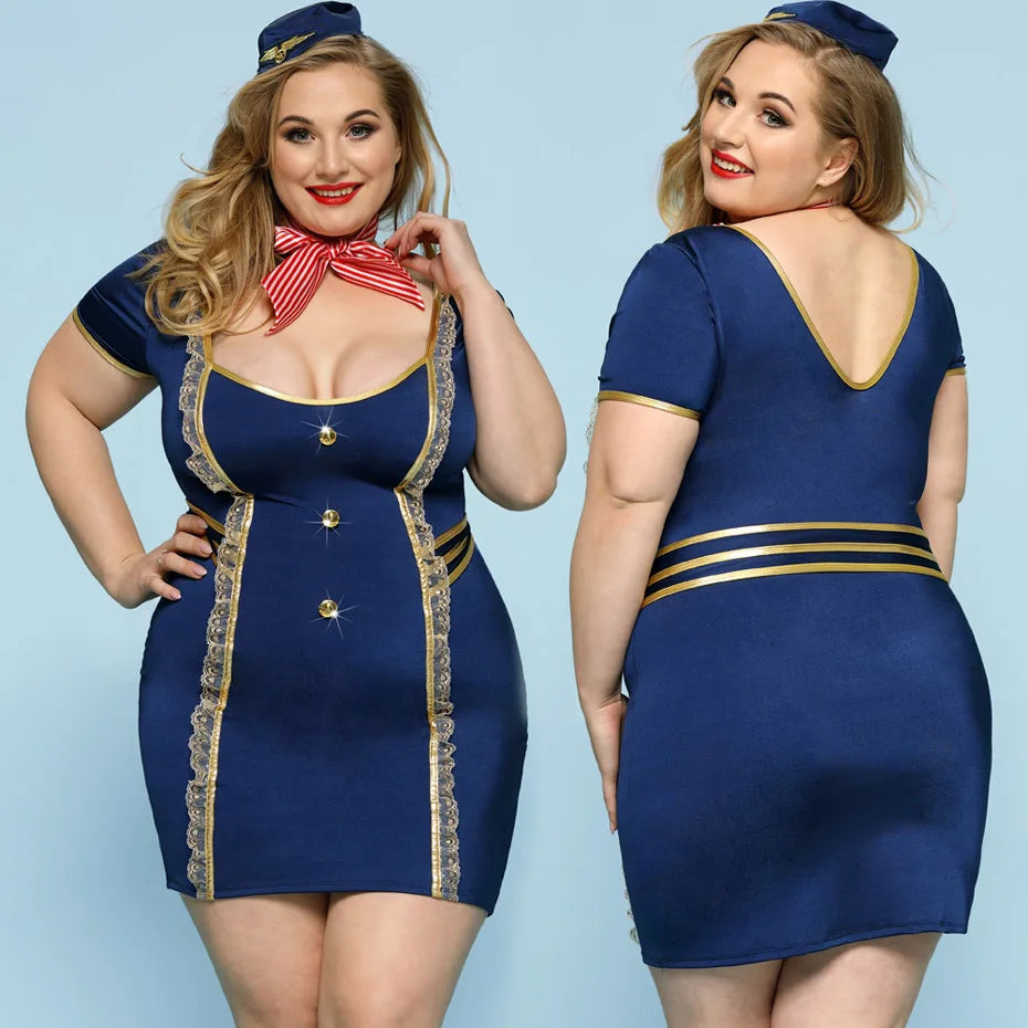 JSY Sexy School Girl Cosplay Lingerie Women Underwear Plus Size Leather Top And Skirt Nightgown Sleepwear Sexy Role Play Outfit