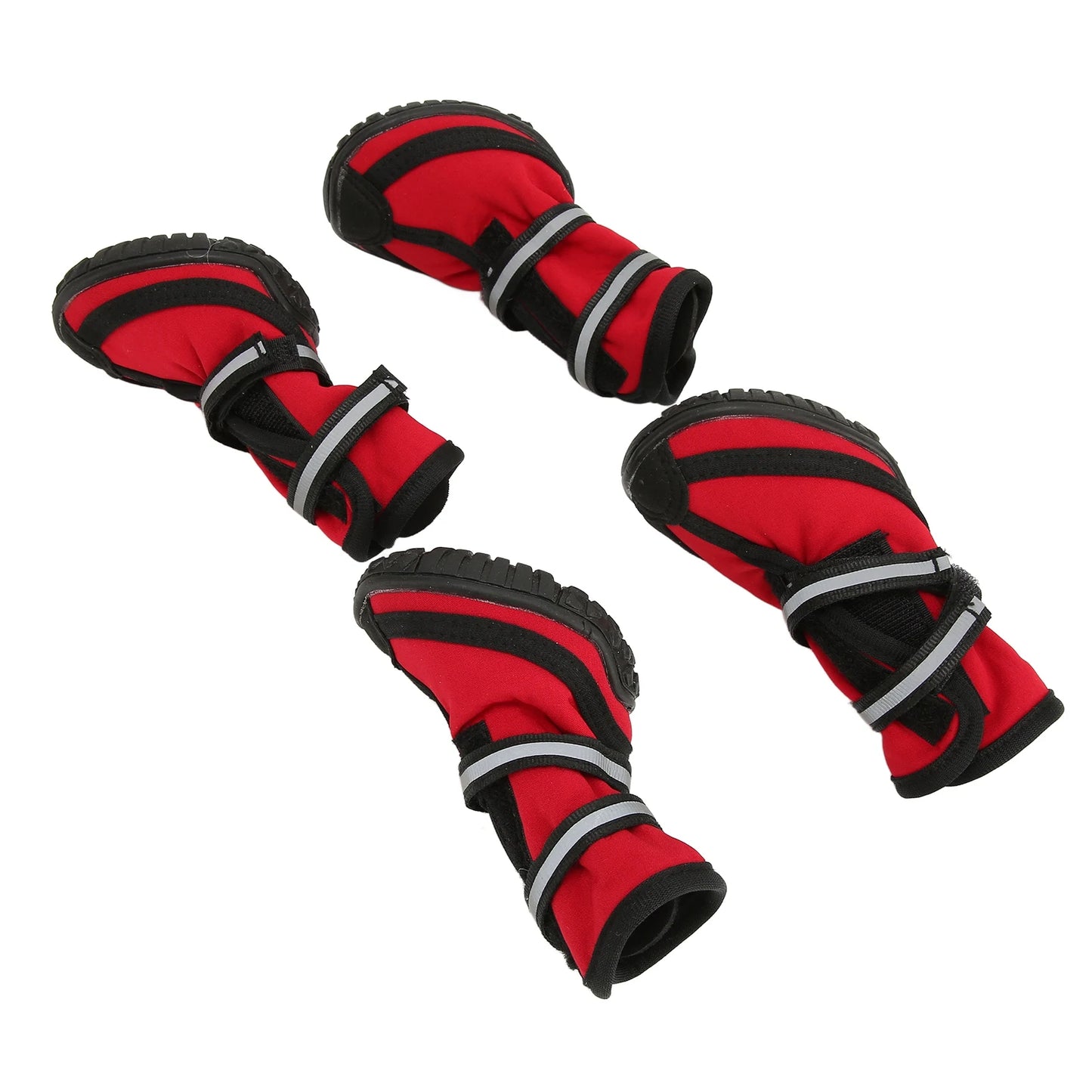 Dog Hiking Shoes Strong Slip Resistance Sole Summer Breathable Adjustable Reflective Pet Paw Protectors M