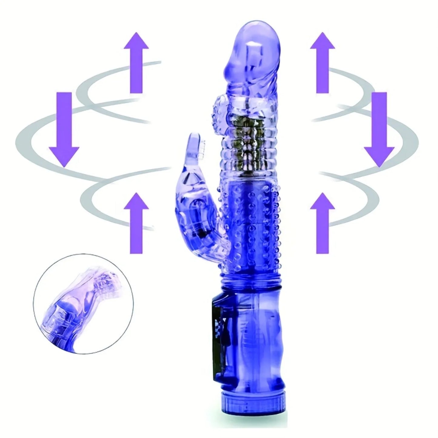 Luxury Dual Head Rabbit Vibrator Twelve Speeds G Spot