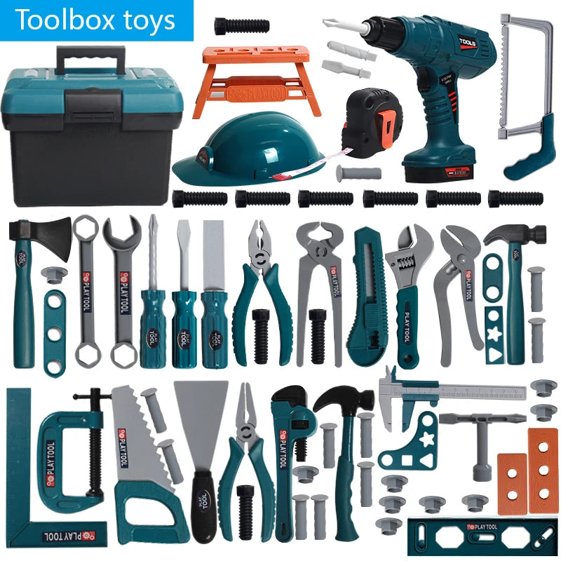 Stem Construction Repair Toolbox Toy Set With Disassembling Screwdrivers