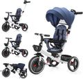 Ubravoo 5 In 1 Baby Stroller Tricycle Ride Bike With Adjustable Canopy