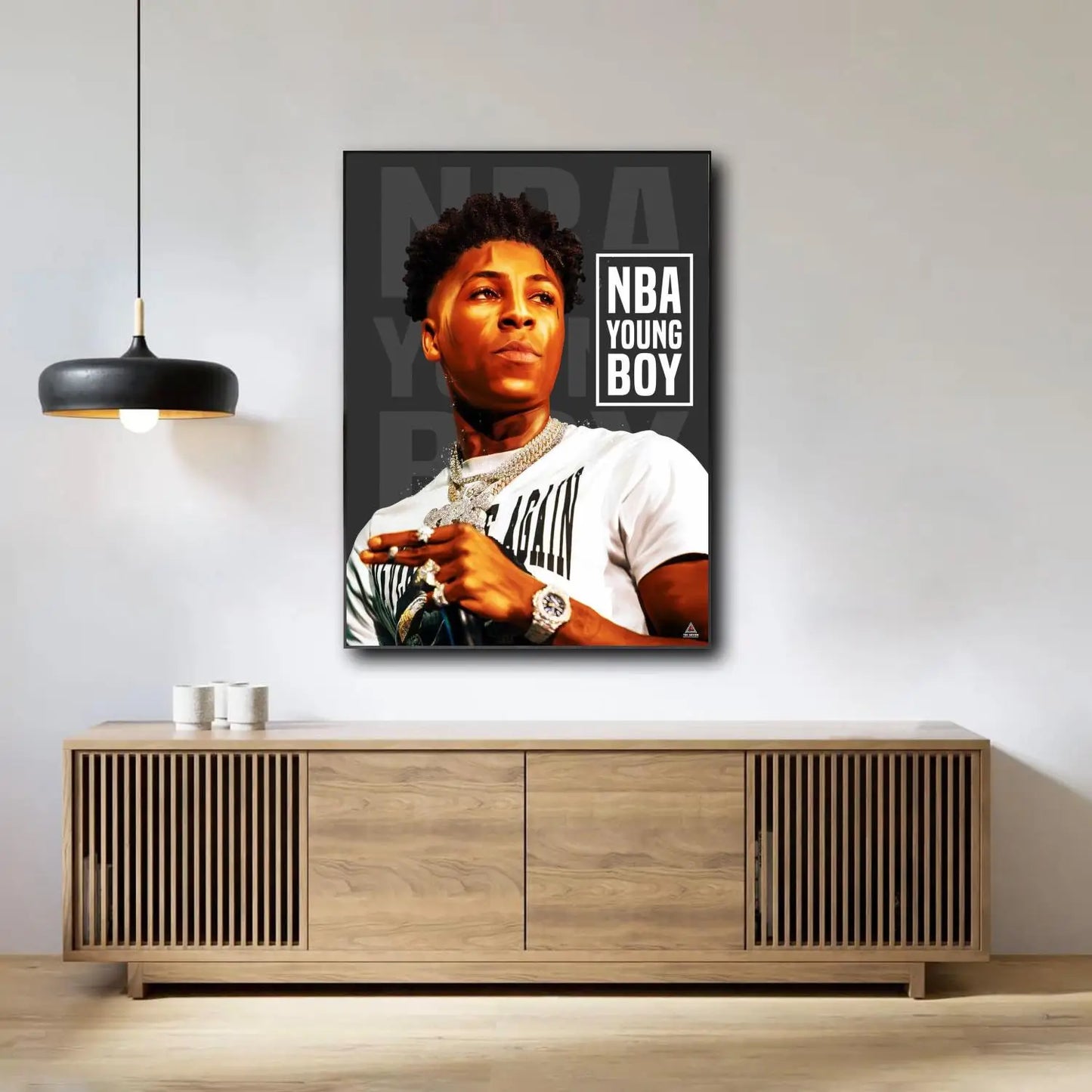 NBA YoungBoy Art Poster Canvas Print Modern Decor Gift