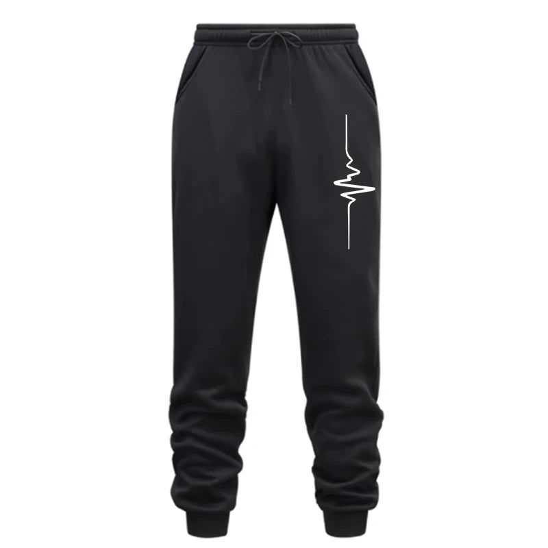 Autumn Winter Men's Tracksuit Set Hooded Sweatshirt Sweatpants Casual Sportswear